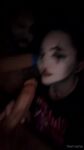 1boy1girl amaterasur6 big_cock big_penis blowjob clown_makeup daecosplay daefukku erect_penis erection facepaint fansly hand_on penis handjob_while sucking onlyfans onlyfans_model oral oral_sex sucking_cock sucking_dick sucking_penis webm