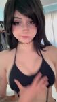 1girl bikini bikini_top black_hair breasts egirl julzess makeup onlyfans septum_piercing solo_female tagme video webm