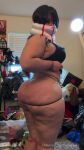 1girl ass ass_jiggle ass_shake bedroom big_ass black_hair bottomless bra covered_face female female_focus female_only female_solo giggle jiggle jiggling_ass latina long_hair looking_at viewer looking_back nixlynka onlyfans shaking_ass solo sound standing tattoo text thick thong thong_down watermark webm